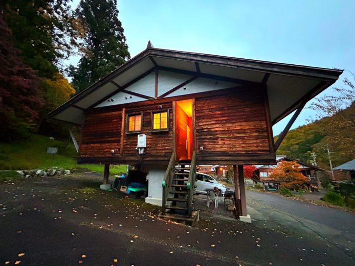 ピロティ構造なので雨の日もバーベキューが楽しめる!