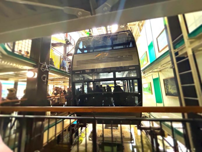 二階建てのロープウェイ！